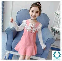 Princess Stylus Girls Frocks & Dresses - 18-24 Months, 1-2 Years, Black, Cotton Blend, MultiPack:1